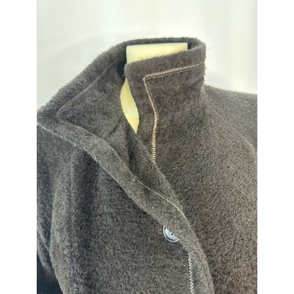 Vintage Studio by Searle Alpaca wool coat brown size medium - Picture 2 of 12